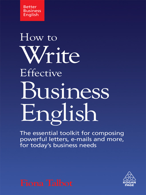 Title details for How to Write Effective Business English by Fiona Talbot - Available